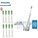 【四色任選+二年潔淨方案贈原廠刷頭共8+4個】PHILIPS HX9924 飛利浦鑽石靚白智能音波電動牙刷-規格圖6