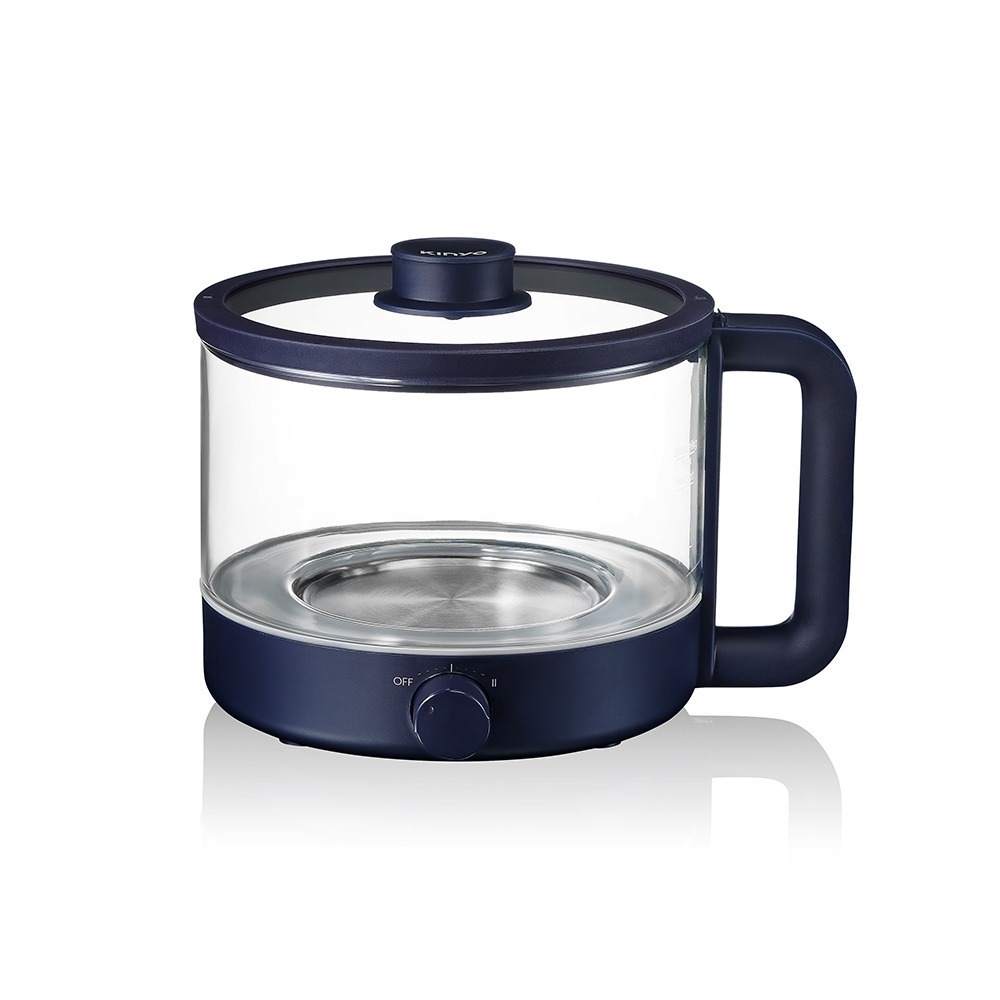 【熱銷主打+贈沙宣餐具組】KINYO FP-0877 1.2L多功能玻璃料理鍋 電火鍋 美食鍋 獨享鍋-細節圖2