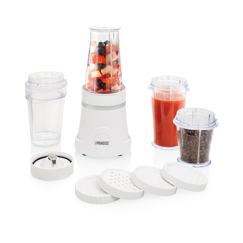 【Princess 荷蘭公主】隨行冰鎮杯果汁機 研磨機 212065W-細節圖2