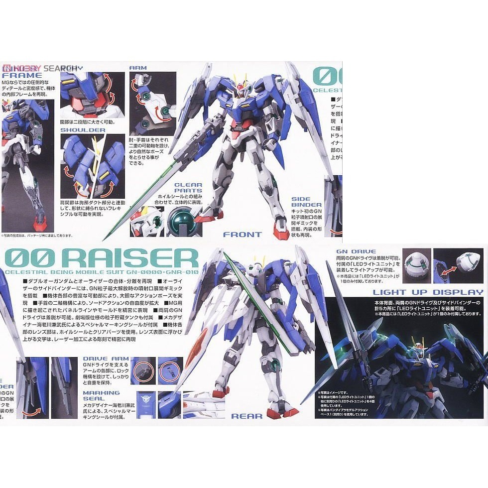 ◆弘德模型◆ MG 1/100 OO-R 00 Raiser OO-細節圖7