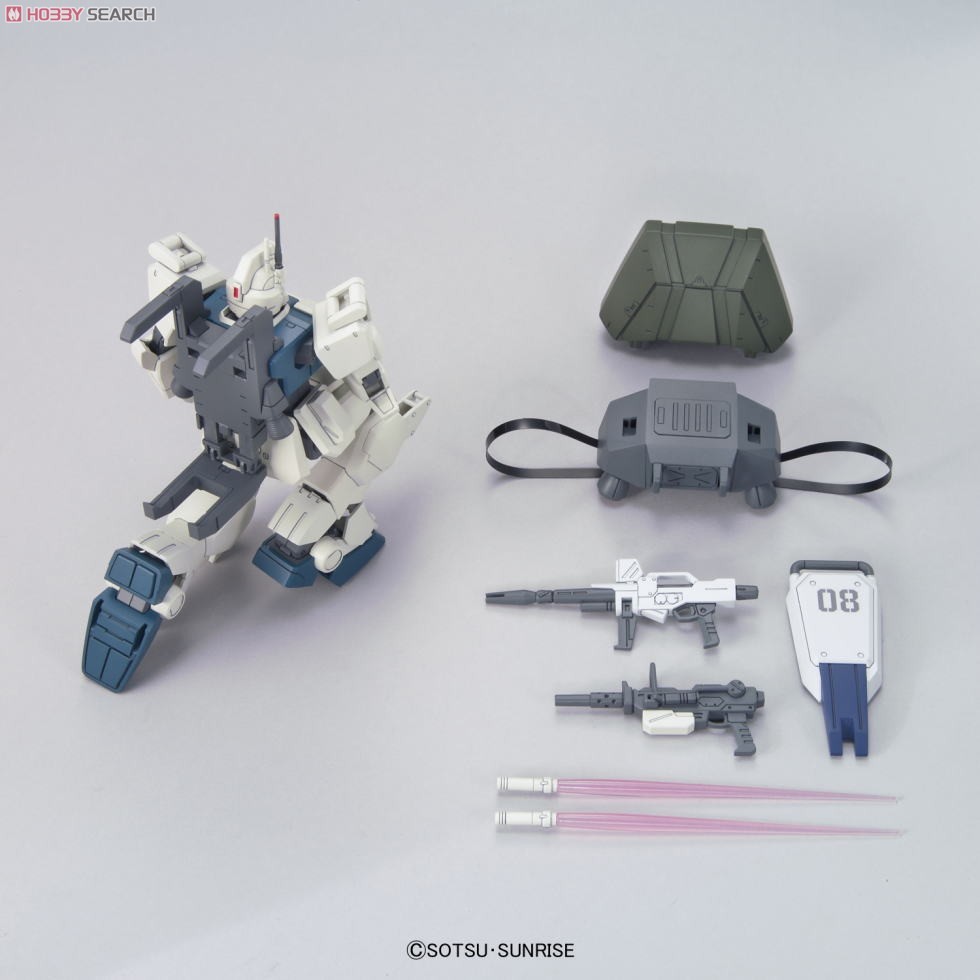 ◆弘德模型◆ HGUC 155 1/144 陸戰型 鋼彈 Ez-8 RX-79[G] Ez8 MS08小隊 簡單8-細節圖9