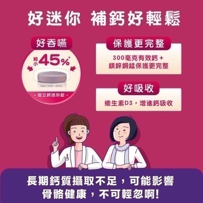挺立 鈣迷你錠 150粒/瓶 短效促銷Exp:202701 [共感藥局]-細節圖3