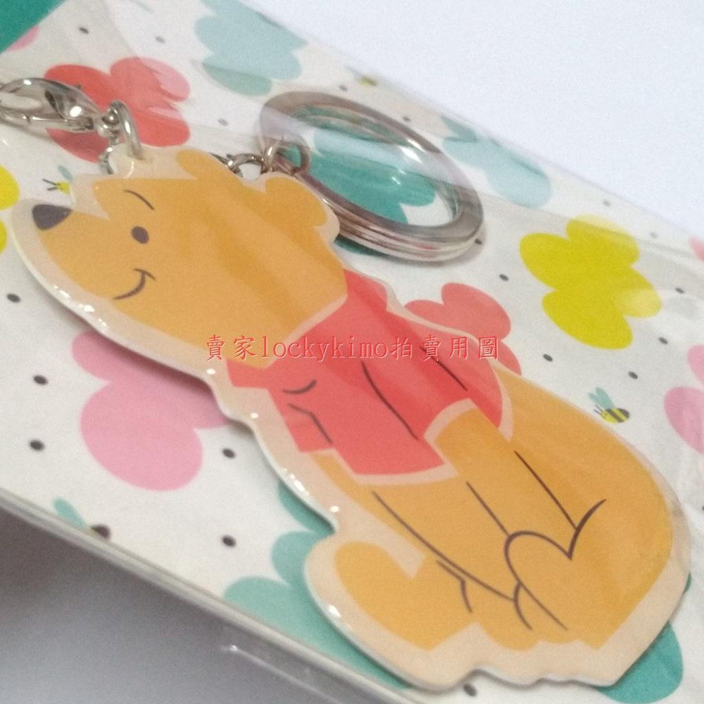 【小熊維尼 LOOK ME 一卡通 iPASS 空卡】Winnie The Pooh 造型卡 吊飾 鑰匙圈 迪士尼 熊-細節圖5