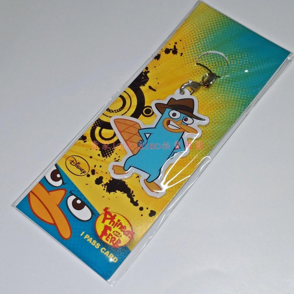 【飛哥與小佛 鴨嘴獸 泰瑞 一卡通 iPASS空卡 造型卡】迪士尼 Disney 吊飾 密探阿泰 Phineas 特務P-細節圖2