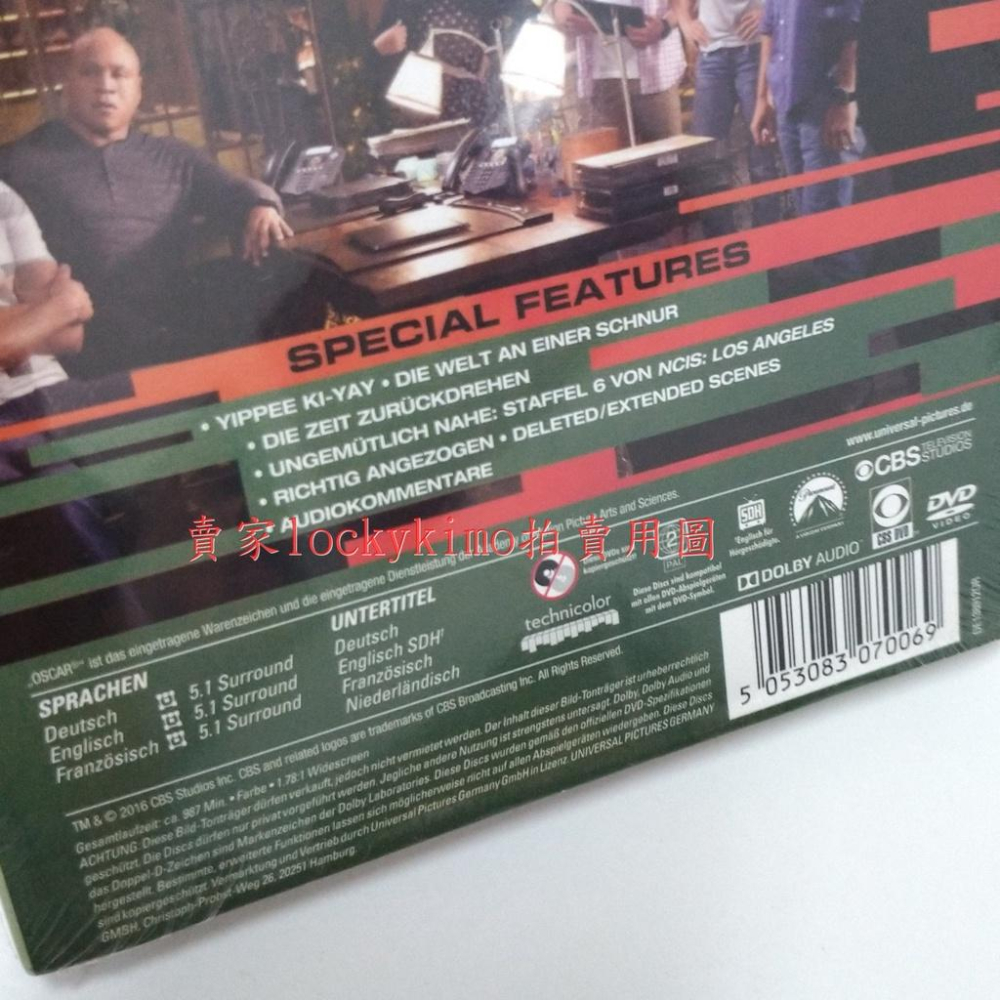 【重返犯罪現場 洛杉磯 NCIS Los Angeles】電視影集 Navy CIS LA 海軍犯罪調查局 警探劇 全新-細節圖5