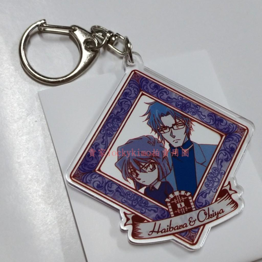 【名偵探柯南 壓克力 鑰匙圈 灰原哀 沖矢昴 日版】柯南 關係 圖像 鑰匙扣 Okiya 赤井 秀一 Haibara-細節圖2