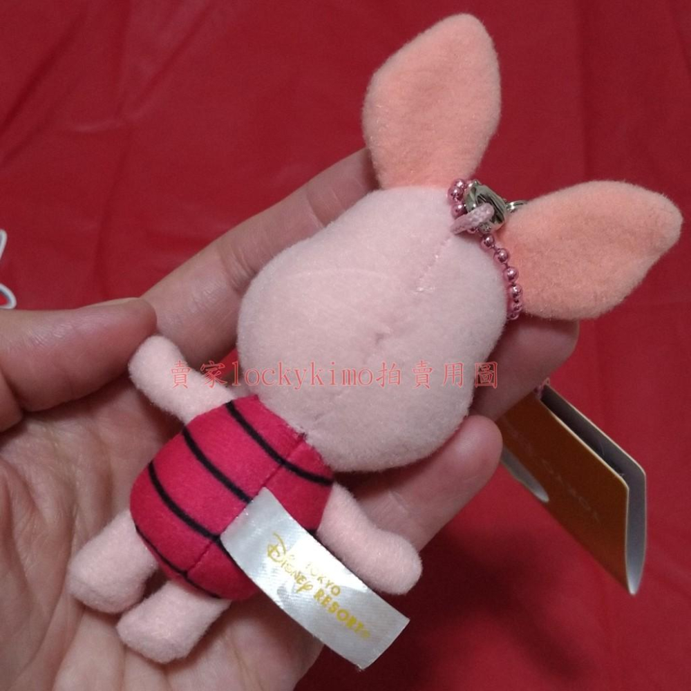 【小熊維尼 小豬 Piglet 可愛 吊飾 鑰匙圈】動物造型 鑰匙扣 東京 迪士尼 Disney Winnie Pooh-細節圖4