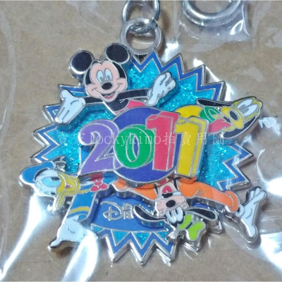 【2011年 香港 迪士尼 樂園 鑰匙圈 鑰匙扣 可旋轉】米奇 唐老鴨 高飛 布魯托 米老鼠 米奇妙妙屋 Mickey