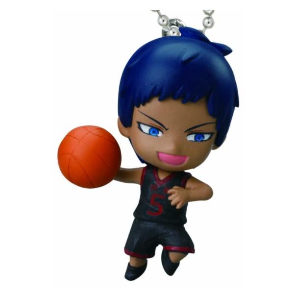 【影子籃球員 青峰 大輝 3Q 轉蛋 扭蛋 人物 吊飾 鑰匙圈】影籃 藤卷忠俊 黑子的籃球 BANDAI 萬代 桐皇學園-細節圖2