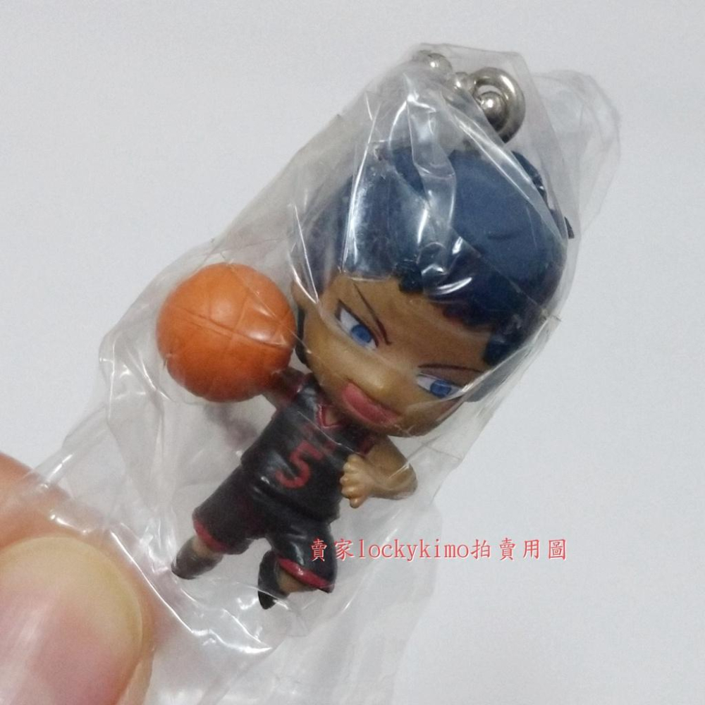 【影子籃球員 青峰 大輝 3Q 轉蛋 扭蛋 人物 吊飾 鑰匙圈】影籃 藤卷忠俊 黑子的籃球 BANDAI 萬代 桐皇學園-細節圖3