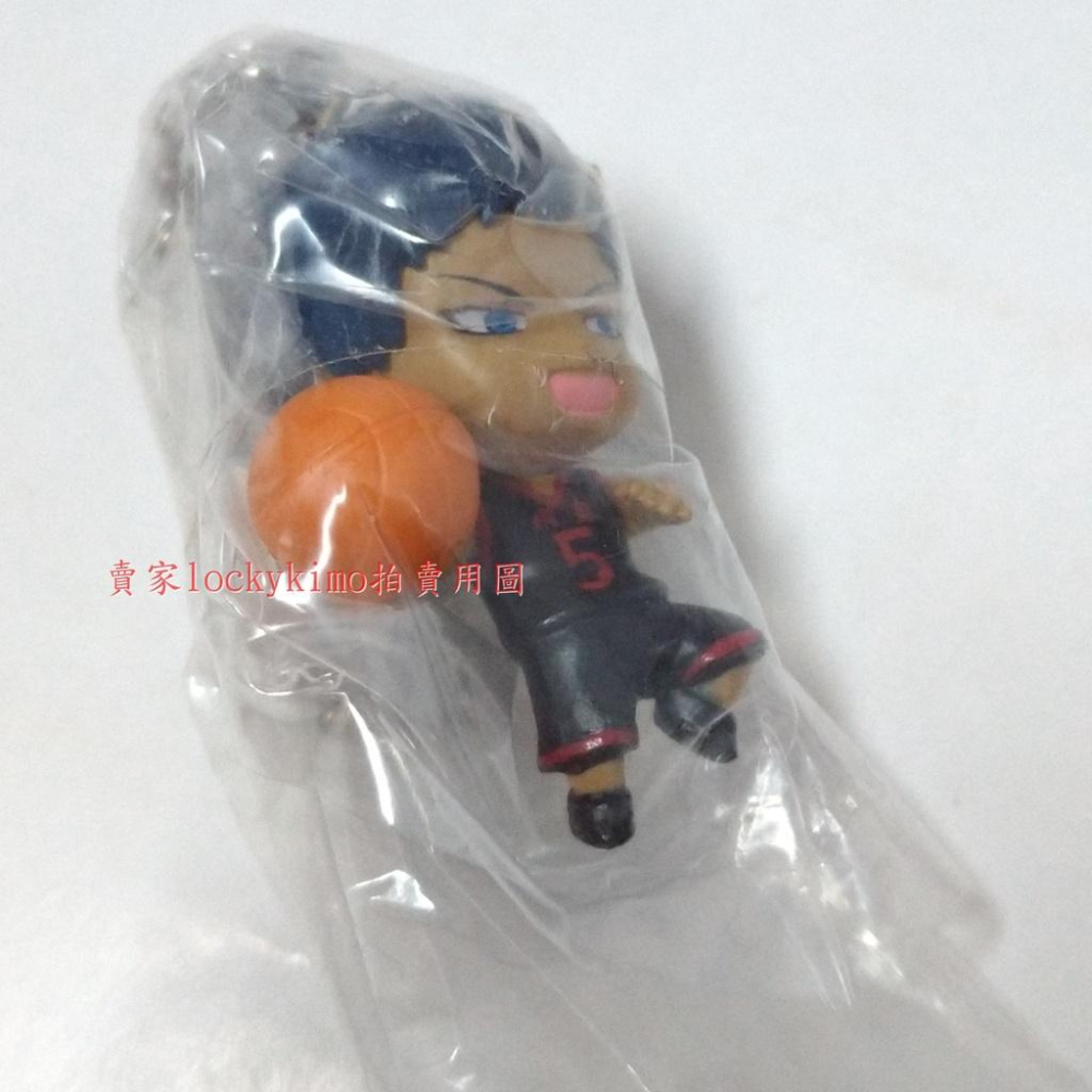 【影子籃球員 青峰 大輝 3Q 轉蛋 扭蛋 人物 吊飾 鑰匙圈】影籃 藤卷忠俊 黑子的籃球 BANDAI 萬代 桐皇學園-細節圖7