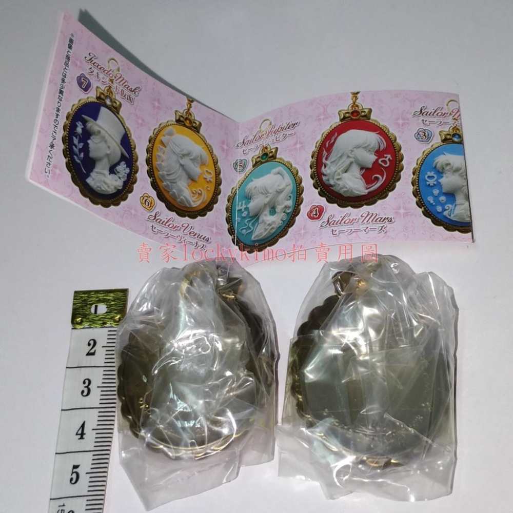 【美少女戰士 浮雕 吊飾 轉蛋 扭蛋 2款】美戰 寶石 魅力 西蕾妮蒂 倩妮迪 公主 燕尾服蒙面俠 水手月亮 立體 飾品-細節圖3