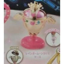 【美少女戰士 轉蛋 扭蛋 Deluxe 聖杯 附 蛋紙】美戰 豪華 道具 水手月亮 變身 彩紅月亮 萬代 電鍍 月光仙子-細節圖2