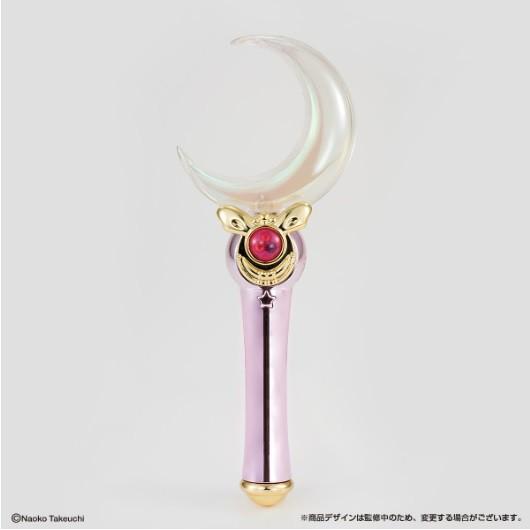 【美少女戰士 發光 彎月神杖 美戰 原宿 商店 限定】FC Moon Stick 原作版 水手月亮 彎月棒 月亮棒 神杖-細節圖2