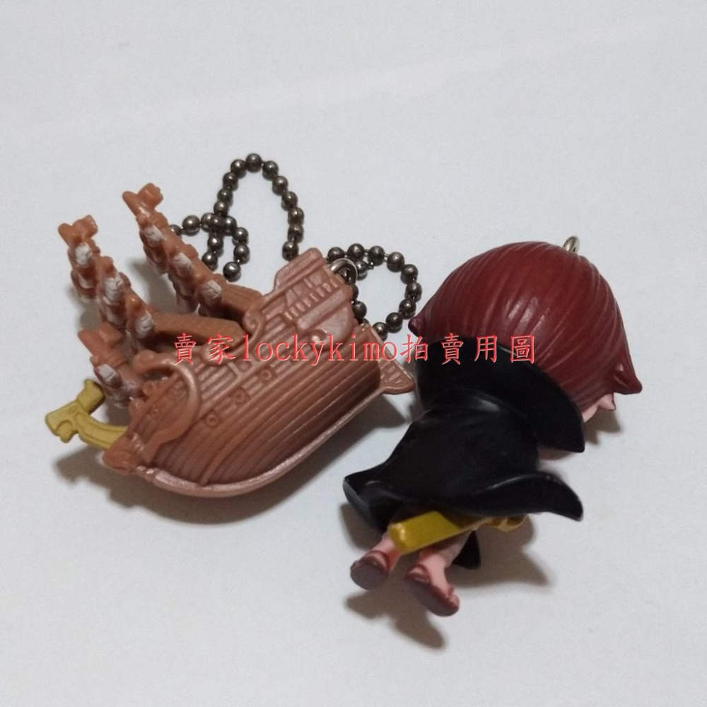 【航海王 紅髮 傑克 紅色勢力號 食玩 小吊飾】海賊王 W 吉祥物 盒玩 萬代 Shanks 紅軍 紅髮傑克的船 海賊船-細節圖6