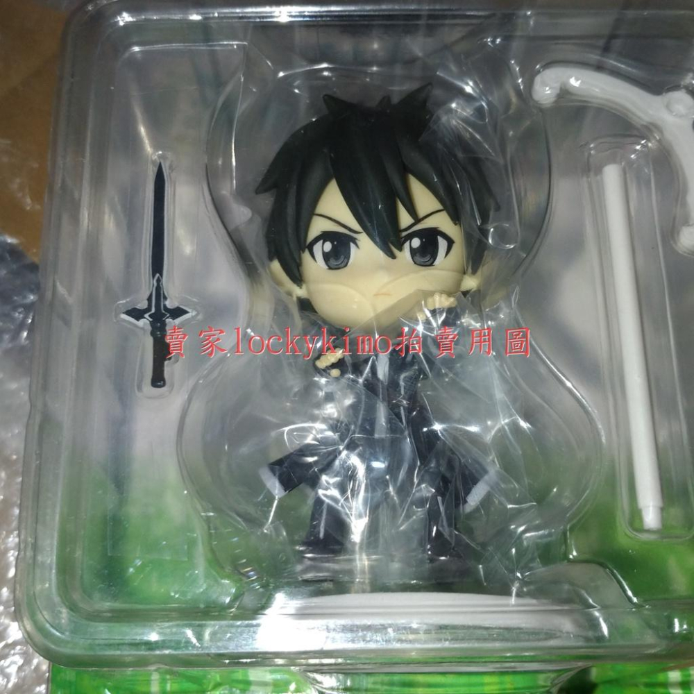 【刀劍神域 E賞 桐人 日版 黏土人】SAO II 一番賞 聖母聖詠篇 桐谷和人 キリト Kirito 可愛Q版 ALO-細節圖3