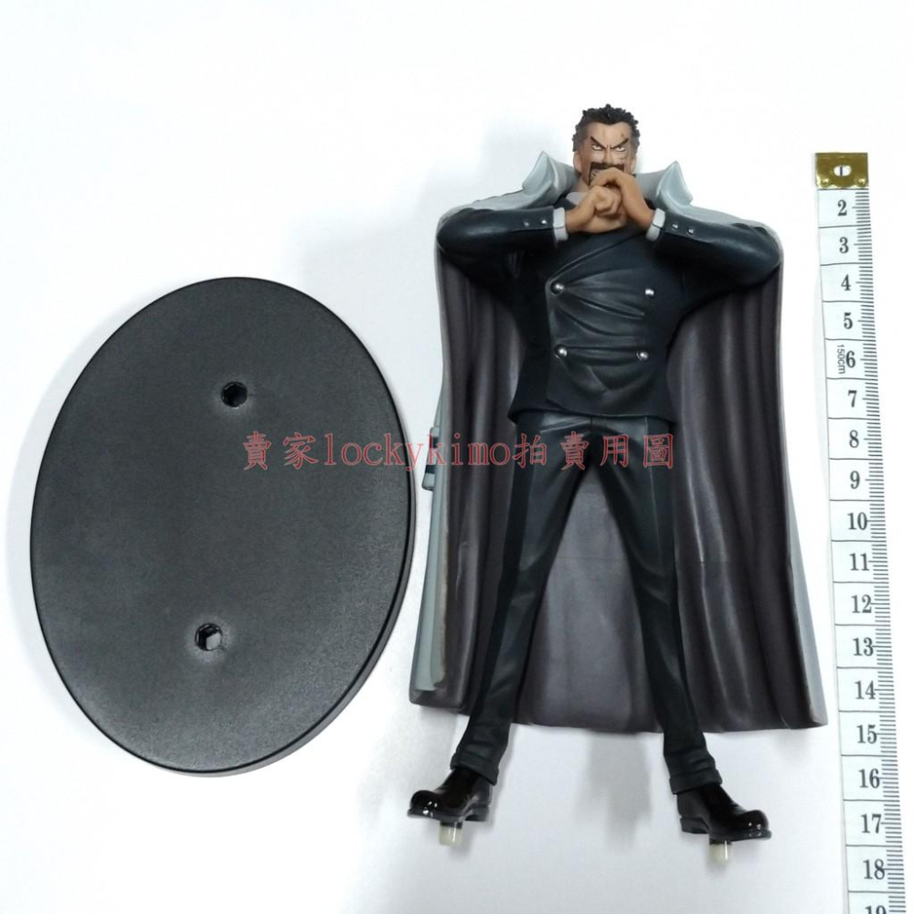 【航海王 蒙其 D 卡普 DX 景品 公仔 日版 金證】海賊王 GRANDLINE MEN vol.0 正版 海軍 中將-細節圖2