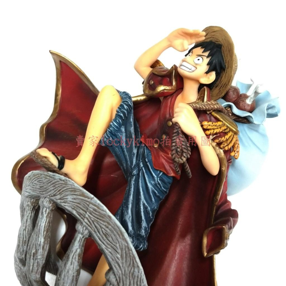 【航海王 魯夫 SCultures 造形王頂上決戰 vol.2 公仔 日版 金證】海賊王 景品 造型王 造形王 正版古物-細節圖2