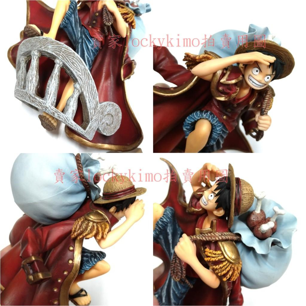 【航海王 魯夫 SCultures 造形王頂上決戰 vol.2 公仔 日版 金證】海賊王 景品 造型王 造形王 正版古物-細節圖3