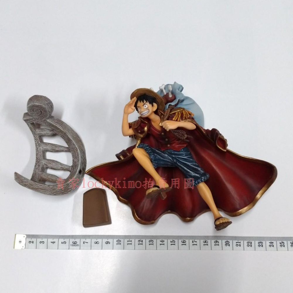 【航海王 魯夫 SCultures 造形王頂上決戰 vol.2 公仔 日版 金證】海賊王 景品 造型王 造形王 正版古物-細節圖5