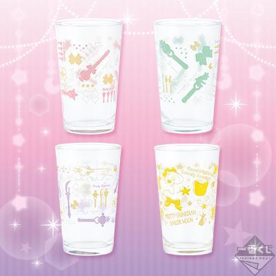 【美少女戰士 杯子 一番賞 G賞 天海 日版 金證】美戰 水手戰士的女子夜泊會 玻璃杯 變身器 水手海王星 水手天王星-細節圖2