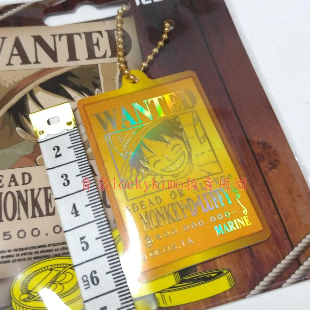 【航海王 icash 魯夫 懸賞圖 匝型 喬巴 懸賞單 造型 空卡 吊飾】海賊王 鑰匙圈 黃金 閃卡 亮面卡 懸賞 金色-細節圖3