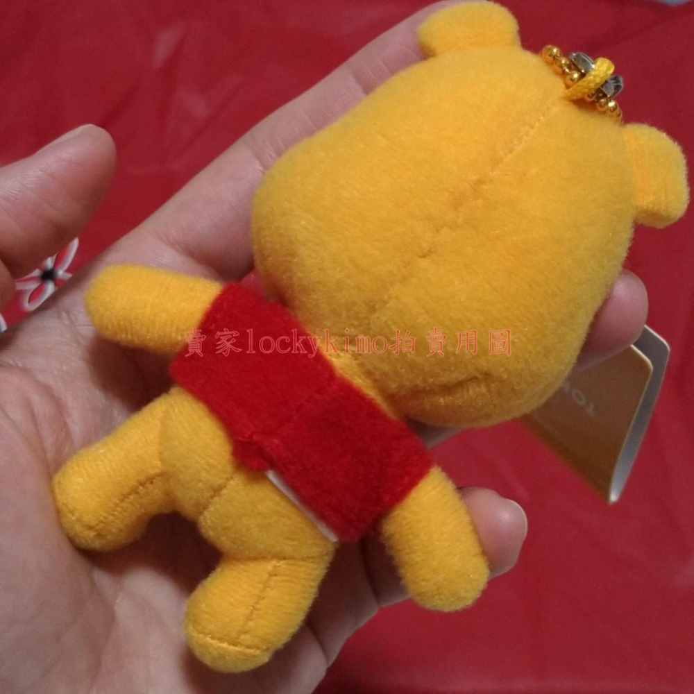 【小熊維尼 可愛 吊飾 鑰匙圈】維尼熊 Q版 玩偶 動物造型 鑰匙扣 東京 迪士尼 Disney Winnie Pooh-細節圖2