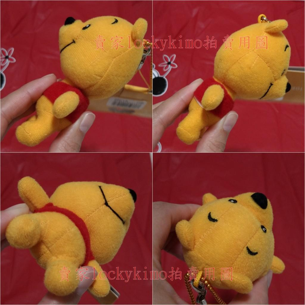 【小熊維尼 可愛 吊飾 鑰匙圈】維尼熊 Q版 玩偶 動物造型 鑰匙扣 東京 迪士尼 Disney Winnie Pooh-細節圖5