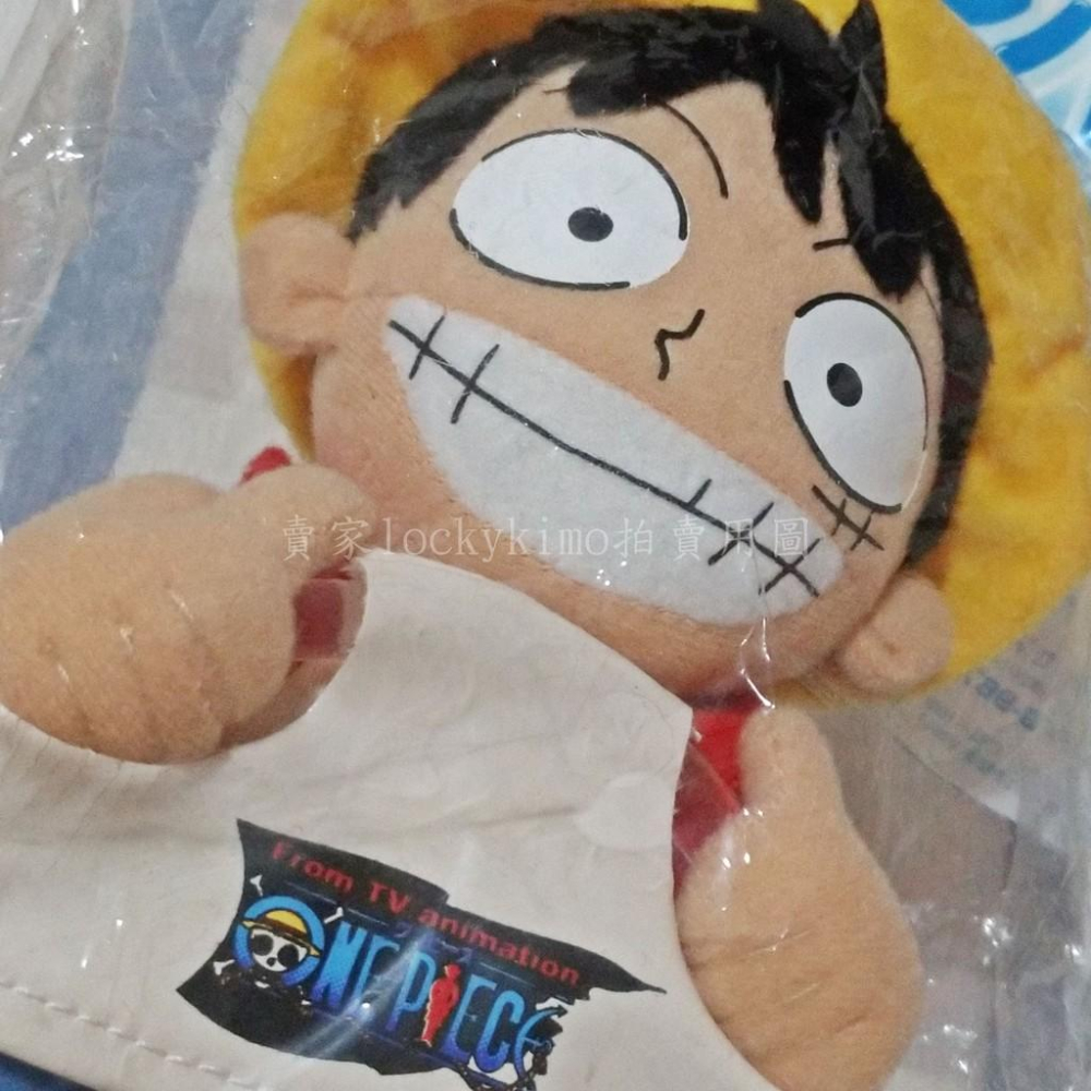 【航海王 魯夫 Luffy 玩偶 毛巾架 日版 金證】ONE PIECE from TV animation 路飛 Q版-細節圖3