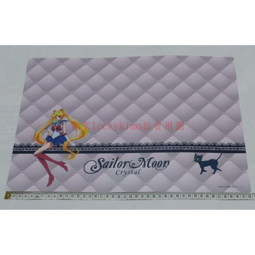 【美少女戰士 大桌墊 水手月亮 露娜 水晶Crystal 日版】墊子 海報 桌墊 mat 咖啡廳 餐桌墊 絲帶 月光仙子-細節圖3