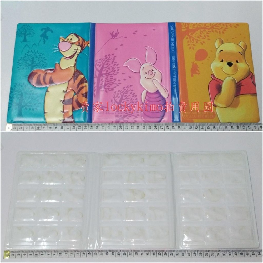 【小熊維尼 迪士尼 紀念獎章收藏本】日本 東京 Disney 紀念幣 收集冊 收集本 紀念 壓印幣 壓幣 收藏 book-細節圖2