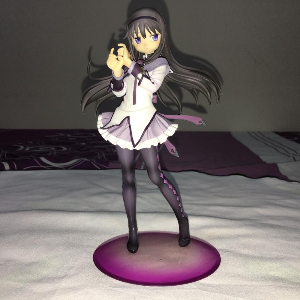 日版 正版 GSC 魔法少女小圓 曉美焰 1/8 PVC 公仔 景品 二手 現貨 無盒 實際拍攝-細節圖6