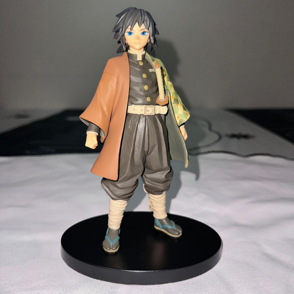 日版 正版 鬼滅之刃 富岡義勇 絆之裝 陸之型 異色 公仔 景品 二手 無盒 現貨 實際拍攝-細節圖6