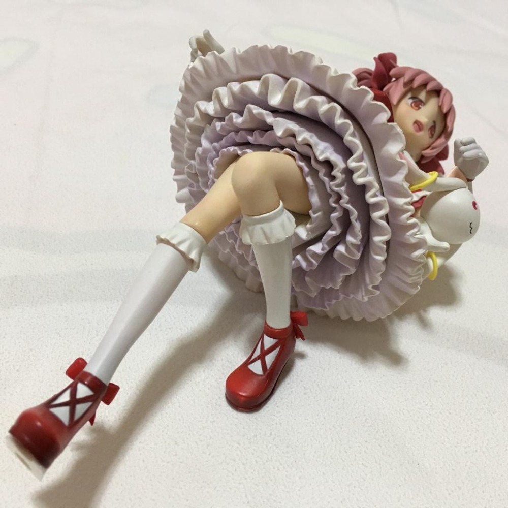 日版 正版 A賞 魔法少女 小圓 鹿目圓 公仔 景品 二手 擺飾品 展示品 現貨 無盒 實際拍攝-細節圖2