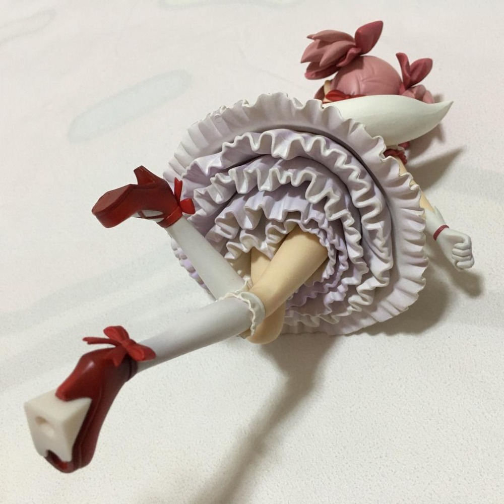 日版 正版 A賞 魔法少女 小圓 鹿目圓 公仔 景品 二手 擺飾品 展示品 現貨 無盒 實際拍攝-細節圖3