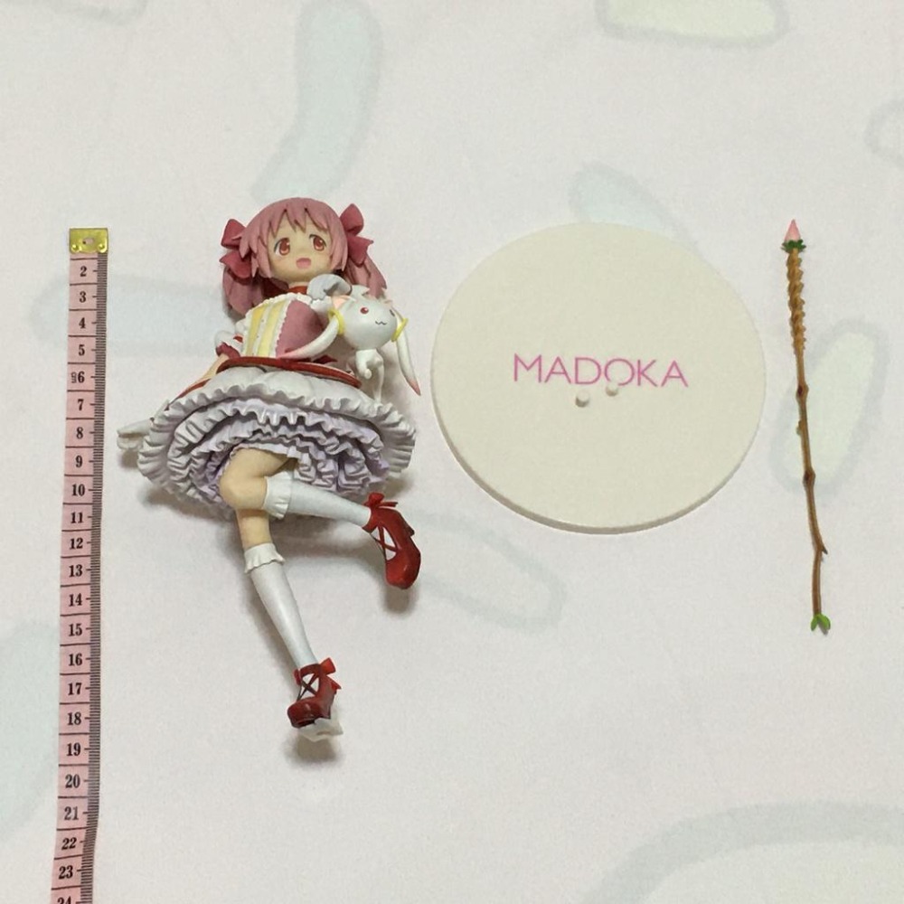 日版 正版 A賞 魔法少女 小圓 鹿目圓 公仔 景品 二手 擺飾品 展示品 現貨 無盒 實際拍攝-細節圖4