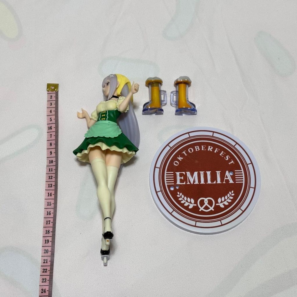 日版 正版 SEGA 從零開始的異世界生活 SPM 愛蜜莉雅 啤酒節 公仔 景品 二手 無盒 現貨 實際拍攝-細節圖4