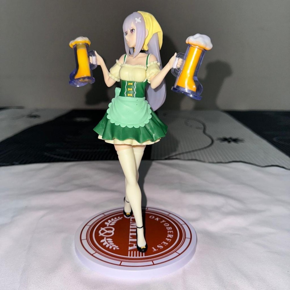 日版 正版 SEGA 從零開始的異世界生活 SPM 愛蜜莉雅 啤酒節 公仔 景品 二手 無盒 現貨 實際拍攝-細節圖7
