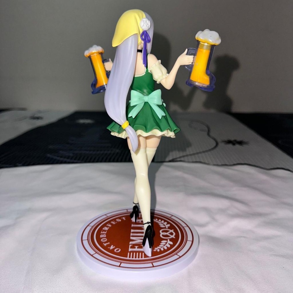 日版 正版 SEGA 從零開始的異世界生活 SPM 愛蜜莉雅 啤酒節 公仔 景品 二手 無盒 現貨 實際拍攝-細節圖8