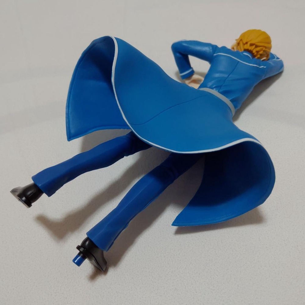 日版 正版 刀劍神域 SAO 尤吉歐 辛賽西斯 薩提滋 藍薔薇之劍 EUGEO 公仔 景品 二手 現貨 無盒 實際拍攝-細節圖3