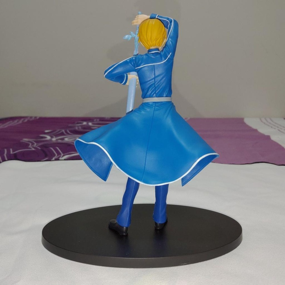 日版 正版 刀劍神域 SAO 尤吉歐 辛賽西斯 薩提滋 藍薔薇之劍 EUGEO 公仔 景品 二手 現貨 無盒 實際拍攝-細節圖8