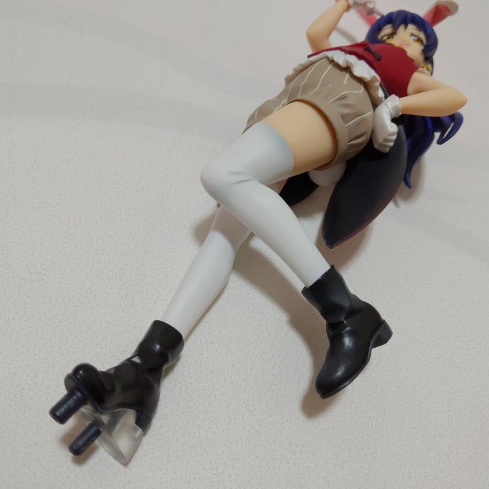 日版 正版 Furyu LoveLive 園田海未 UMI 撲克牌 藍心 兔女郎 公仔 景品 二手 現貨 無盒 實際拍攝-細節圖2