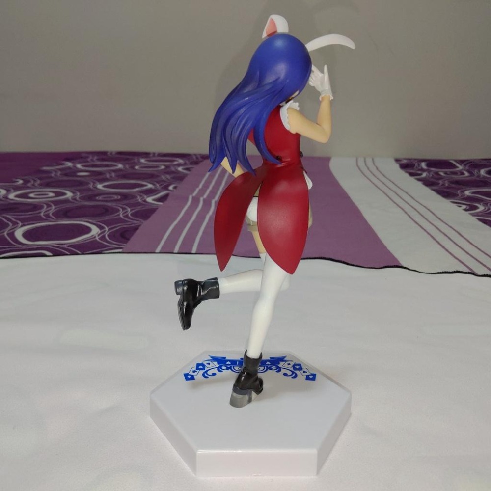 日版 正版 Furyu LoveLive 園田海未 UMI 撲克牌 藍心 兔女郎 公仔 景品 二手 現貨 無盒 實際拍攝-細節圖8