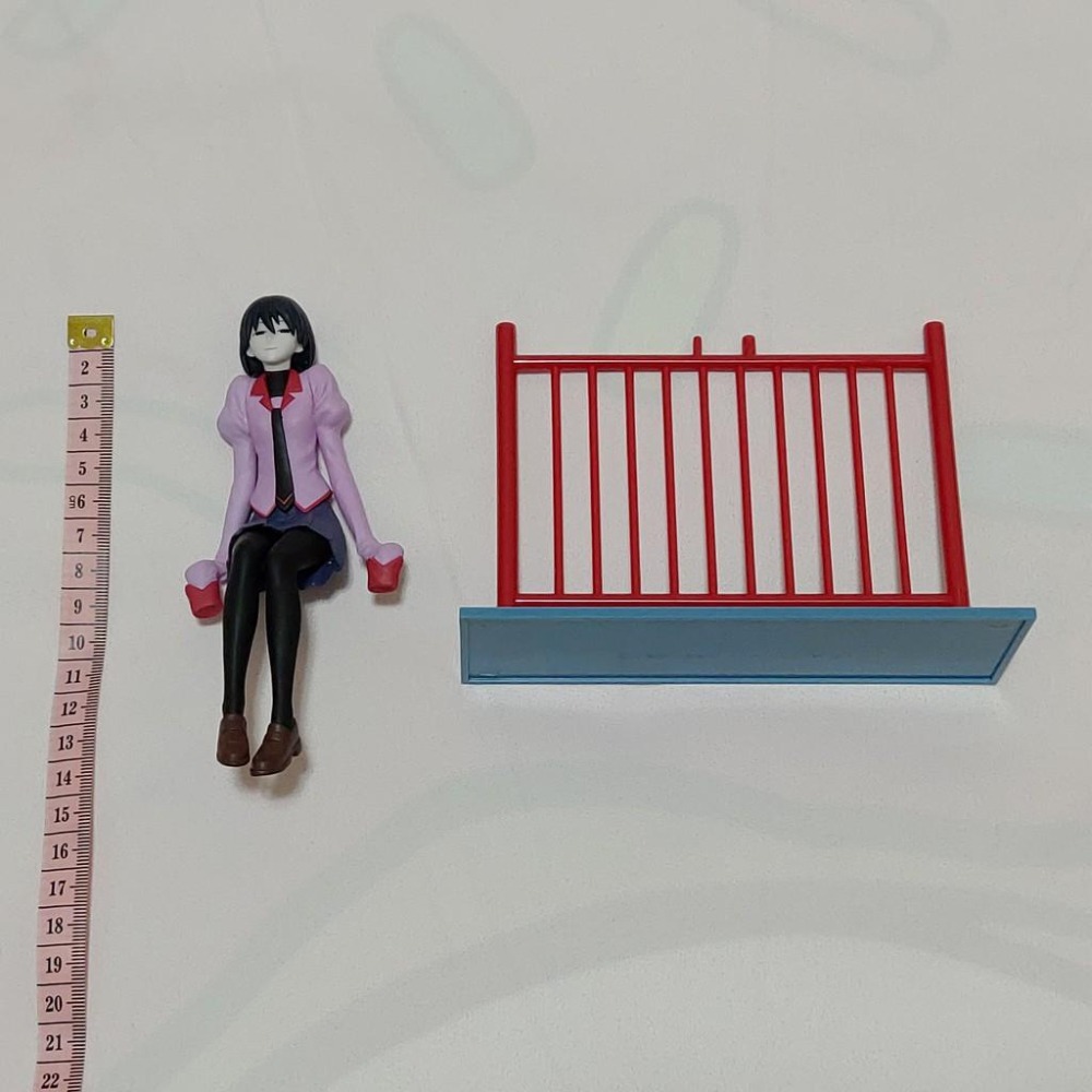 日版 正版 TAITO 忍野扇 謎之女子 鬼物語 物語系列 公仔 景品 二手 擺飾品 展示品 現貨 無盒 實際拍攝-細節圖4
