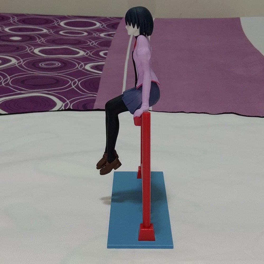 日版 正版 TAITO 忍野扇 謎之女子 鬼物語 物語系列 公仔 景品 二手 擺飾品 展示品 現貨 無盒 實際拍攝-細節圖7