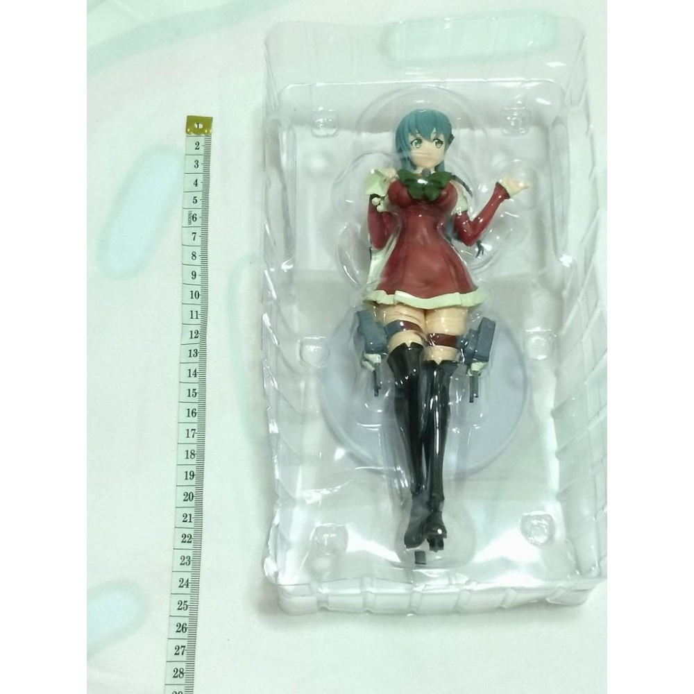 艦隊收藏 艦娘 鈴谷 SUZUYA 重巡洋艦 聖誕裝 SPM SEGA 正版 公仔 景品 全新 展示品 現貨 實際拍攝-細節圖5