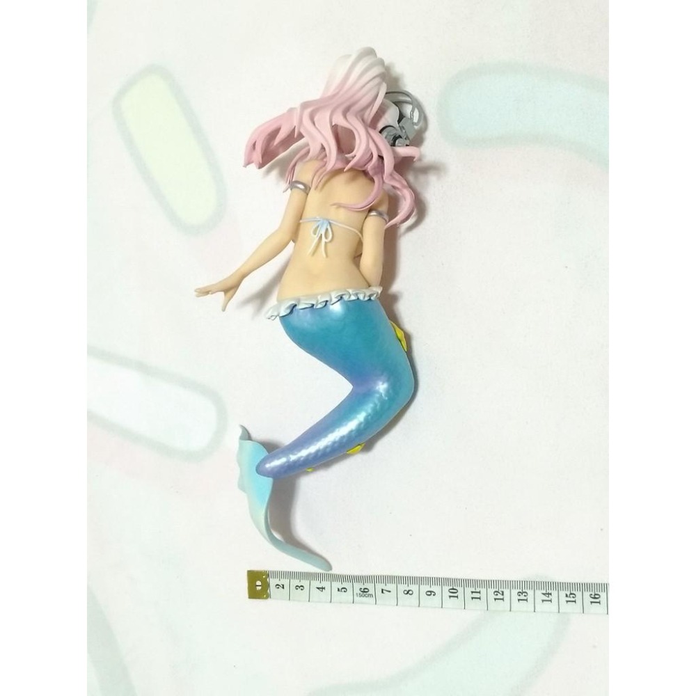 日版 正版 SUPER SONICO 超級索尼子 美人魚 公仔 景品 二手 擺飾品 展示品 現貨 無盒 實際拍攝-細節圖5