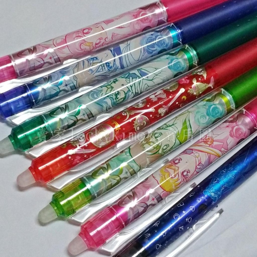 【美少女戰士 百樂 擦擦筆 水手月亮 原子筆 日本製】月光仙子 筆 S代 Sailor Moon 月野兔 小兔 pen-細節圖4