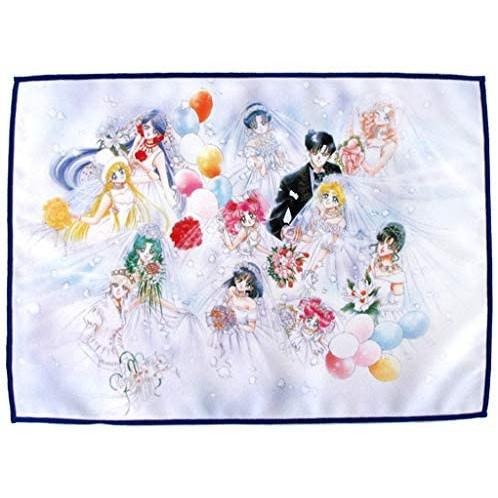 【美少女戰士 音樂劇 原畫 迷你 毛巾 方巾 結婚 婚紗 日本製】十戰士 SAILORMOON 原画 風格 禮服 婚禮-細節圖5