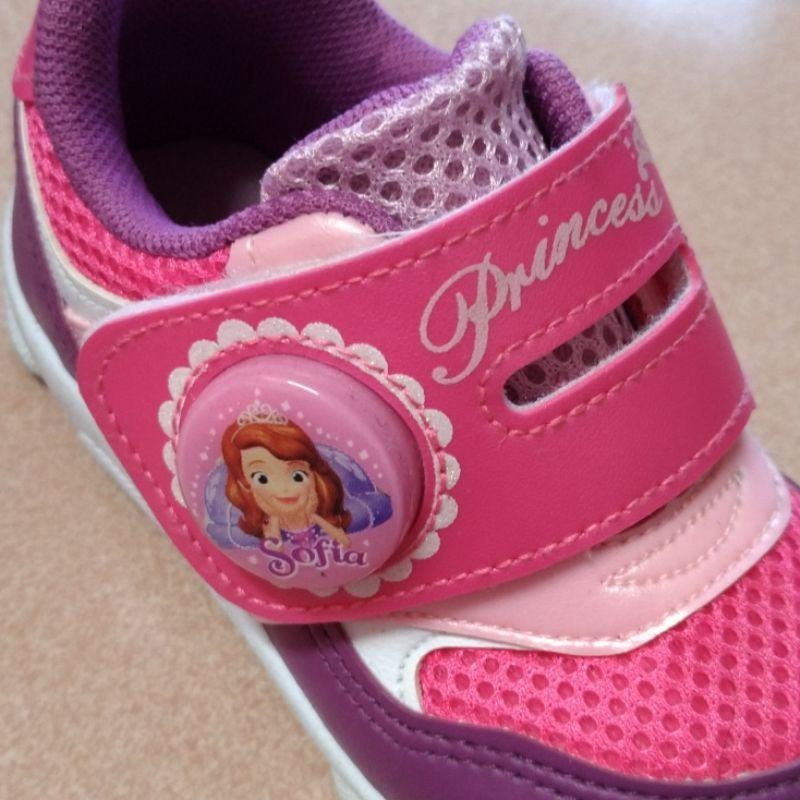 小公主 蘇菲亞 童鞋 發光 鞋子 15號 Sofia the First 迪士尼 Disney 蘇菲亞 公主 鞋 運動鞋-細節圖8